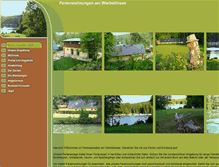 Tablet Screenshot of ferienwohnungen-werbellinsee.de